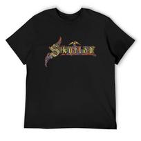Skyclad roko grupė Britiški marškinėliai anime grafiniai marškinėliai marškiniai vyrams S juoda