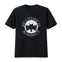 My Chemical Romance marškinėliai Vabalas vintage Skalbti gatvės mada Patogūs Kvėpuojantys Universalūs Stilingi Šiek tiek vyriški Minkšti S juoda