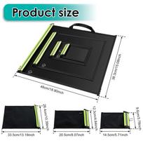 4Pcs Signal Blocker Faraday Bag RFID Faraday Pouch with Reflective Strip Anti-Tracking Signal Blocker Faraday Bag for Keys Phone 4 sizes juoda