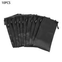 10Pcs Soft Cloth Waterproof Sunglasses Bag Microfiber Dust Storage Pouch Glasses Carry Bag Portable Eyewear Case Container