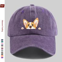 pc Cute Corgi Dog Print Baseball Cap Lightweight Summer Casual Holiday Printed YK Design Sun Hat Comfortable And Lightweight 1pc