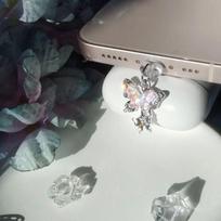 Type-C Metal Butterfly Phone Dust Plug Anti-Dust Charm Phone Dust Plug  Pendant sidabras