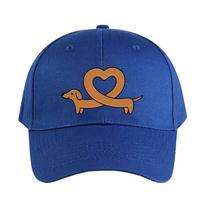 Red Dachshund Love Heart Woman Man Summer Baseball Cap Adjustable with Curved Brim Duckbill Cap Protection Sun Hats Adjustable