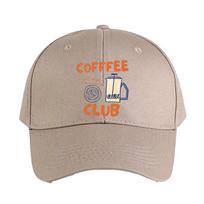 Retro Coffee Club all day everyday Caps Summer Adult Baseball Cap Adjustable with Curved Brim Duckbill Hat Protection Sun Hats Adjustable