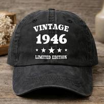 Edition Vintage   Years Caps  Adjustable Trucker Hat Lightweight Retro Baseball Suitable for Men  Women Birthday Gifts ONE SIZE