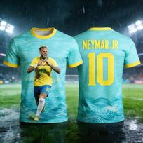 2026 Summer AI Neymar Special Edition Football Shirt for Children and Adults, Breathable and Suitable for All Sports Training S