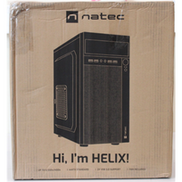 SALE OUT. | Natec | PC Case | Helix Matx | Black | Mini Tower | DAMAGED PACKAGING