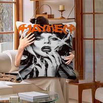 Singer L-Lady Gaga Mayhem Cushion Cover Pillow Cover Decor Pillowcase Printed Cushion Case For Couch 30x30cm