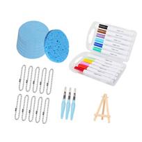 Comprehensive Painting Package Bubble Drawing Set Foam Paper Stand Multi Color Markers Decorative Items Water Markers