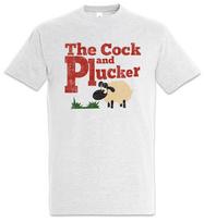 The Cock And Plucker T-Shirt Logo Symbol Conker's Bad Sign Game Fur Day Gamer M