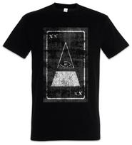 Tarot The Eye of Illuminati T-Shirt Card Cards Symbol Sign Logo Insignia XS