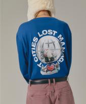Lmc Snow Globe Long Slv Tee Dark Blue Dark Blue/S