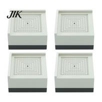 L-Shaped Bed Riser 4Pcs Furniture Risers Shock Absorbing Anti-slip Heavy Duty Desk Cabinet Sofa Leg Block Chair Legs Refrigerator Dryer Washing Single Layer juoda