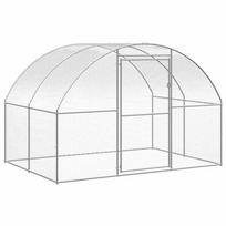 vidaXL Poulailler d'extérieur 3x2x2 m Acier galvanisé