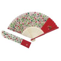 Kyosuke Silk Fan Pouch Takehisa Yumeji Strawberry Approximately 21cm Ladies Men Overseas Souvenir Japanese Miscellaneous Goods