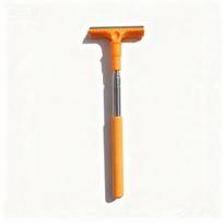 Portable Size Telescopic Rearview Mirror Squeegee Extendable Window Cleaning Brush  Rainy Weather oranžinė