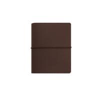M5 Mini Pocket Notebook PU Leather DIY Binder Notebook Simple Loose Leaf Notebook  Student kava