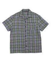 Arcane Punk Linen Check Half Shirt Pink/1 (M)