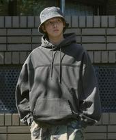 Minimal Project Crossline Heavy Pigment Hoodie Mht123 [Dark Gray] Dark Gray/M