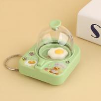 Anxiety Relief Mini Egg Flipper Keychain Stress Relief Clicker Pendant  Stress Relief žalia
