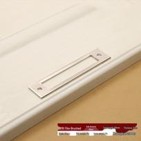 Cinko lydinio įleidžiama nematoma stumdomų durų rankena Brushed Matte Two-Tone