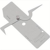 1Set Welding Gauge V-WAC Welding Tools Stainless Steel Welding Inspection Tools Pit Gauge Inch 1set sidabras