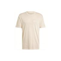 adidas Trefoil Essentials Dye Pocket Tee Putty Grey Men Streetwear IS1763 XS