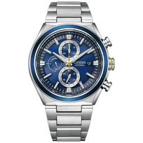 CITIZEN ATTESA Watch Navy Eco-Drive Men's CA0837-65L