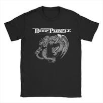 Deep Purple Official Battle Rages On 100% Cotton T-Shirt For Mens Summer O Neck Harajuku Tee Shirt Big Size Printed Clothing S įvairiaspalvis