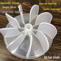 Silent High-Stability PP Fan Blade for Hot Air Comb Mini Hair Dryer