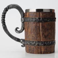 Wooden Mugs Stainless Steel Cup for Glasses /Milk/ Coffee/Tea Drinking Gift