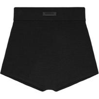 Fear of God Essentials Waffle Boy Short Black Women Bottoms 192BT247250FW M