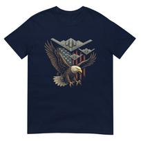 Patriotic Eagle B2 Stealth Bombers American Flag 4th Of July TShirt S