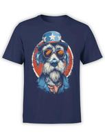 Patriot Pup Dog Tshirt Unisex S