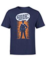 Police Tshirt Collection Officer Dad Tshirt Unisex S