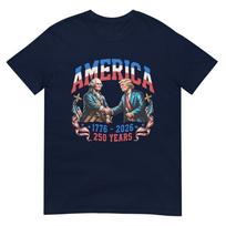 250 Years America Anniversary 250th Trump Washington TShirt S