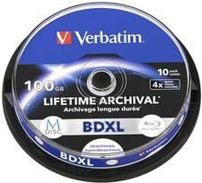 Disc BD-XL Verbatim M-Disc 100GB 4X Inkjet Printable 10vnt 43850