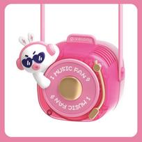 Cute Pet Neck Strap Fan Small USB Charging Neck Fan Compact and Portable Leafless Fan Cool Rabbit