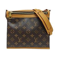 [Pre-Owned] Saumur Monogram Leather Twin Stars Messenger Bag Small - Very Good #CKYY4D ONE SIZE