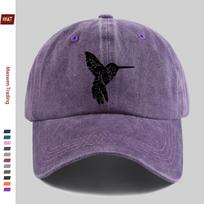 pc Hummingbird Silhouette Printed Baseball Cap Trucker Style Sun Hat Comfortable Lightweight Papa Cap Dad Mom Beach Party De 1pc