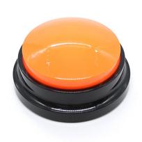 Pet Talking Buttons for Dogs Cats - Recordable Communication Training Toy (Fluorescent Orange) One Size oranžinė