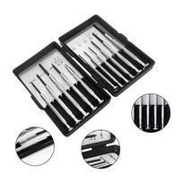 11Pcs Precision Screwdriver Set With Anti Slip Grip Hard Bits For Watch Eyeglasses Phone Repair