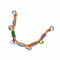 Multi-hanging Points Hand Woven Paracord Rope Colorful Outdoor Gear Hanging Cord  Hiking oranžinė