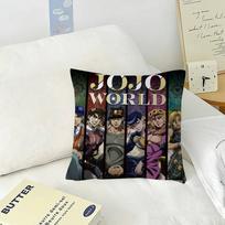Anime JoJo Bizarre Adventure Retro  pillow cover sofa cushion cover home room decoration children gift 30x30cm
