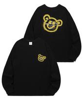 East Coast Bear&Smiley L/S Tee_Black(Ik2Bfmt551A) Black/S