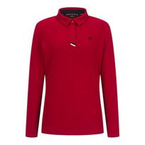 Superior Women'S Brushed Collared T-Shirt Red (Iwteks40376) Red.Iwteks40376/090