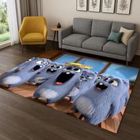 3D Grizzy ir Lemingai Animacinis Kilimas-Kilimėlis Miegamajam Svetainei Sofai Namų Dekoras,vaikų Žaidimų Zonos Kilimėlis Neslystantis Grindų Kilimėlis Dovana 40x60cm