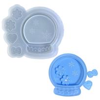 Crystal Ball Shaped Shaker Silicone Moulds Resin Shaker Molds Resin Casting Mold 1