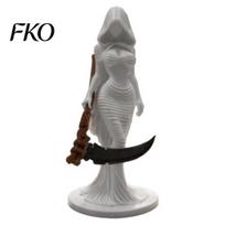 Grim Reaper Ornament 3D Printed Hooded Woman Statue, Gothic Figurine, Dark Theme Halloween Party Decoration for Home Office Desk Shelf Decor balta