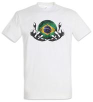 Brazil Football Magic Ball T-Shirt brazilian Soccer Flag World Championship M